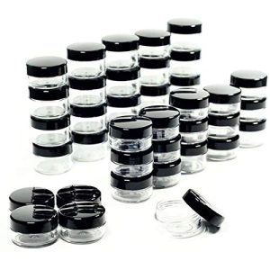 10ML Lip balm jar with Black Lid