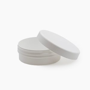 125g White Body Butter Jar with White Lid (90mm neck)