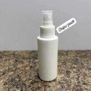 100ML COSMETIC BOTTLE WITH WHITE SPRAY PUMP