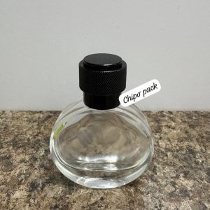 50ML OVAL SELF CRIMP PERFUME BOTTLE COMPLETE WTH CAP AND PUMP