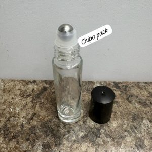 10ML ROLL ON BOTTLE COMPLETE WITH BLACK CAP